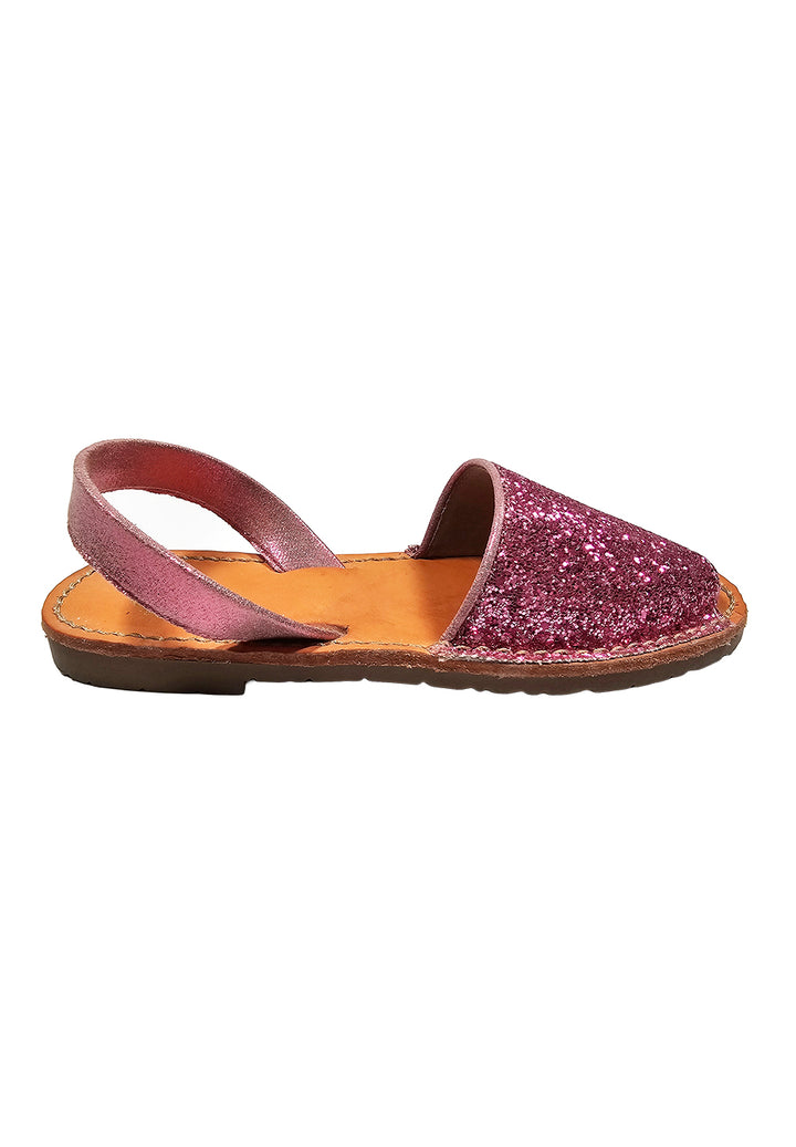 Sandali glitter rosa per bambina