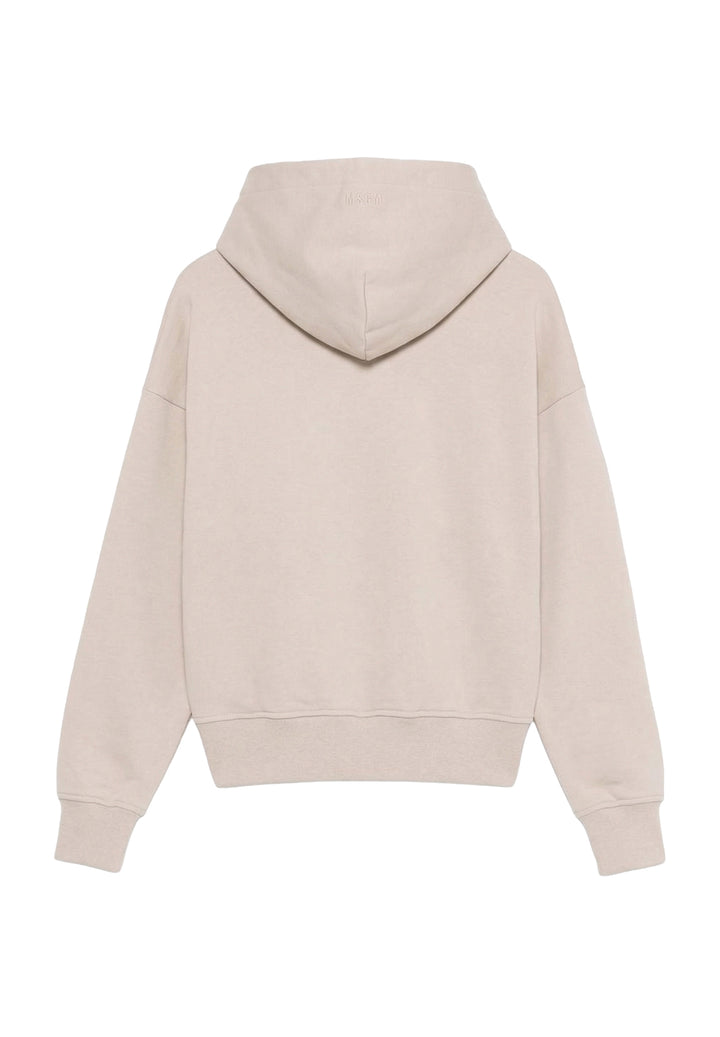 Felpa cappuccio beige per bambino