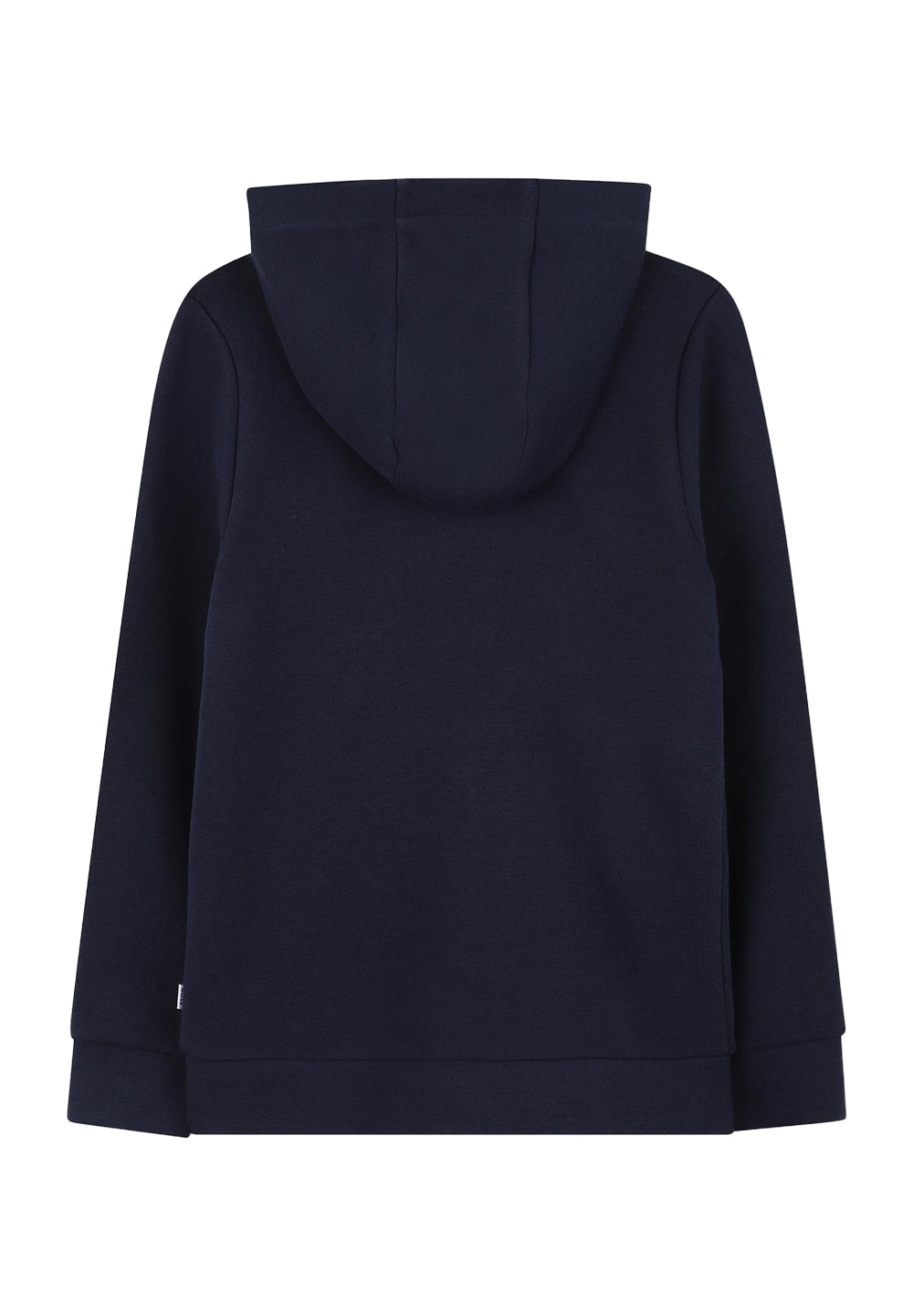 Felpa zip con cappuccio blu per bambino