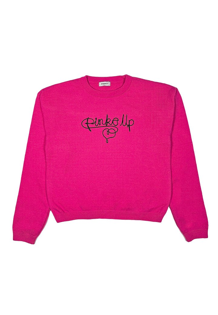 Maglione fuxia per bambina