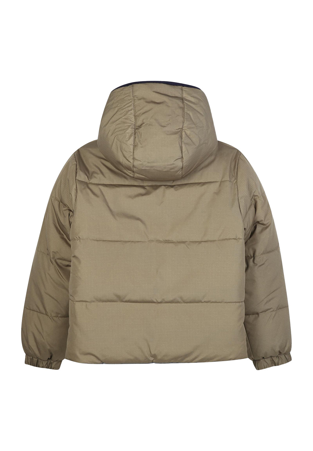 Giubbotto reversibile marrone-grigio per bambino