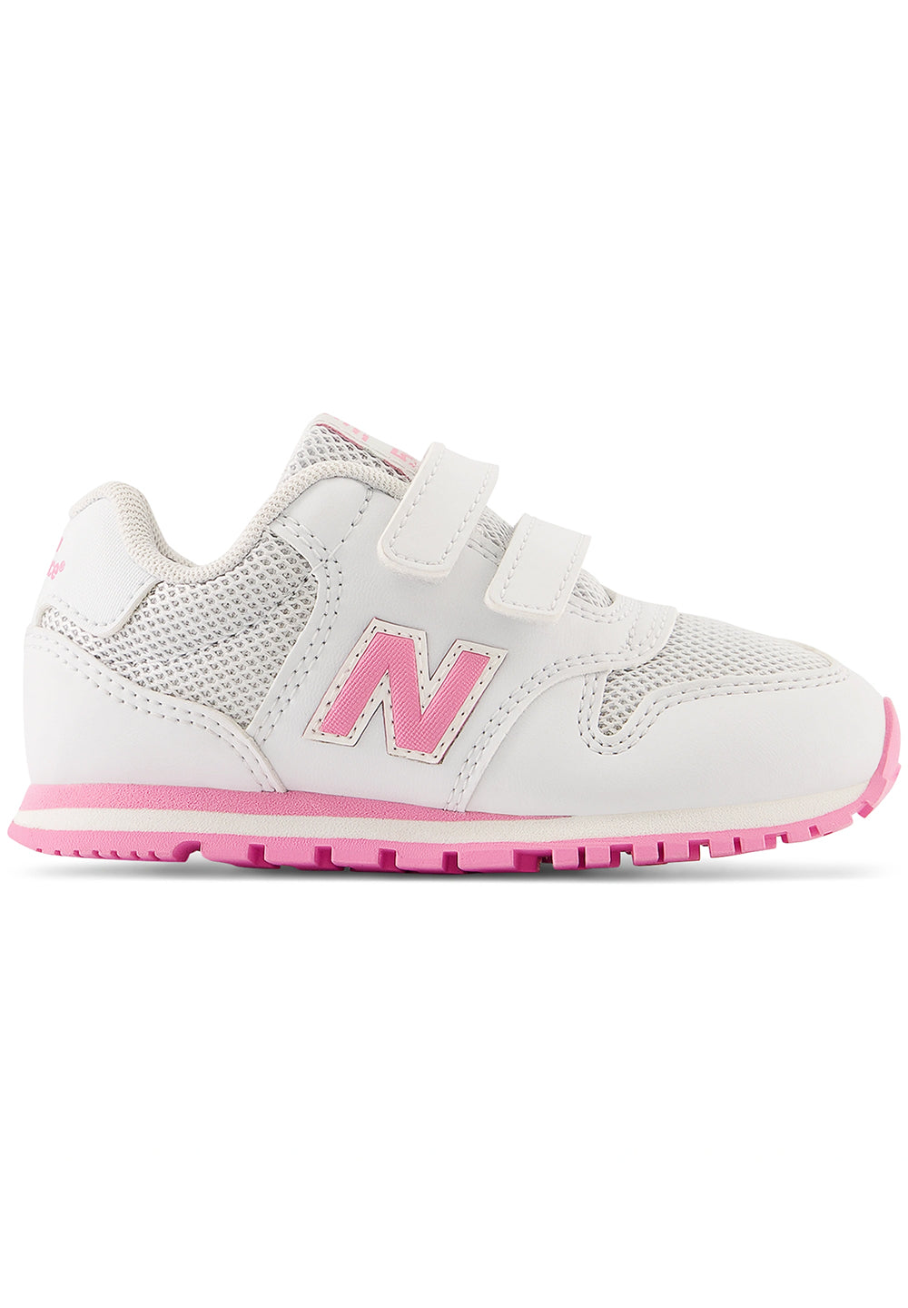 Scarpe bianche-rosa per neonata