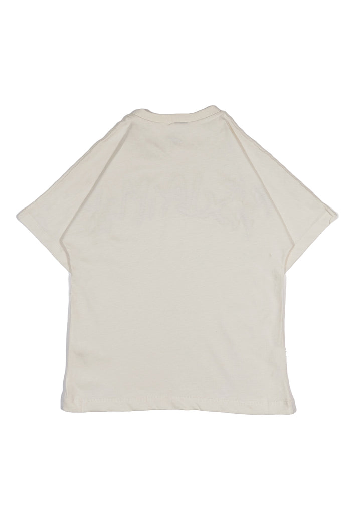 T-shirt crema per bambina