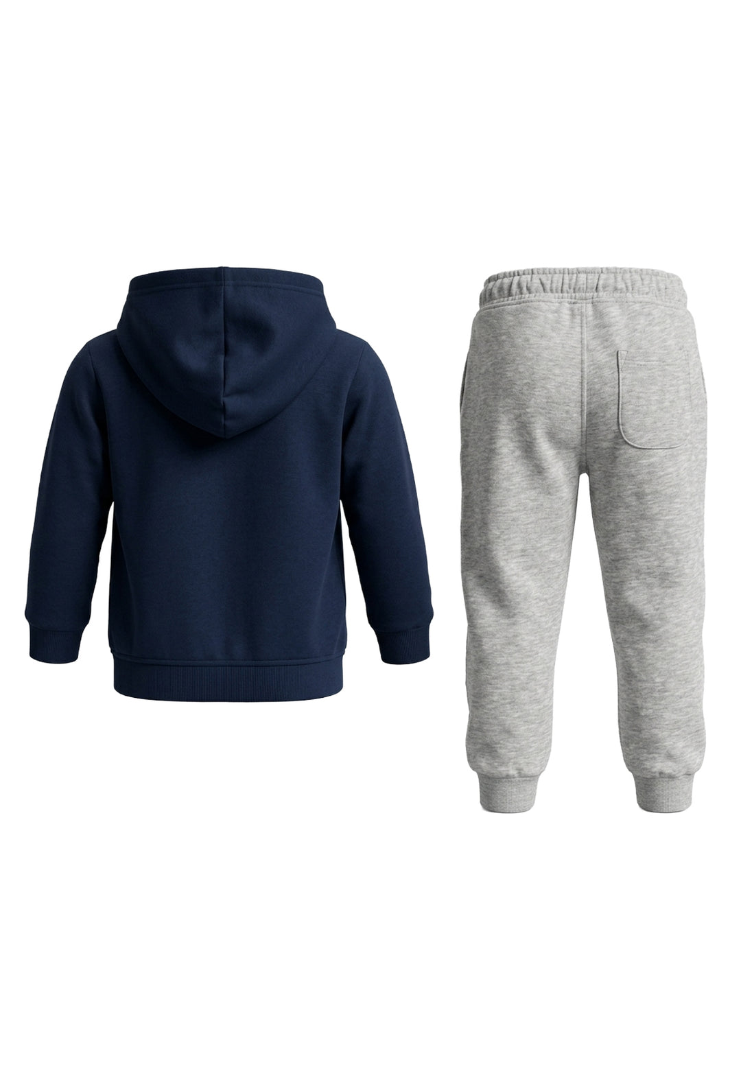 Completo felpa blu navy per neonato
