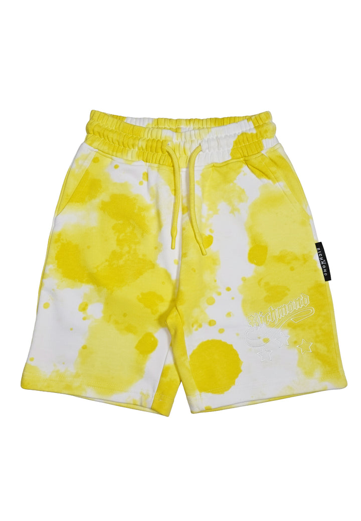 Bermuda felpa giallo per bambino