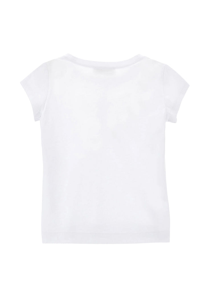 T-shirt bianca per bambina