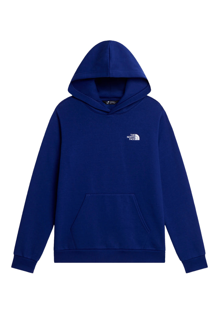 Felpa cappuccio blu per bambino