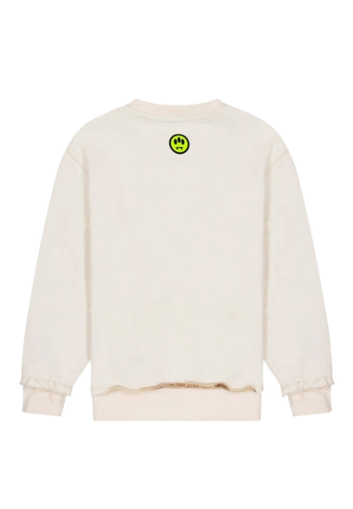 Felpa girocollo crema unisex