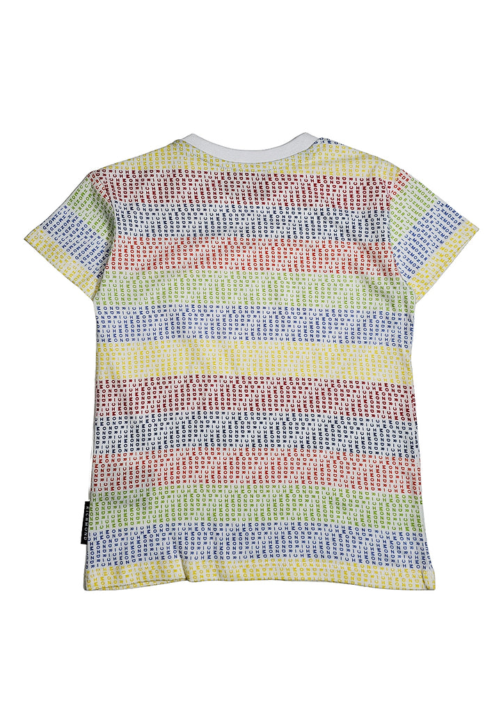 T-shirt multicolor per neonato