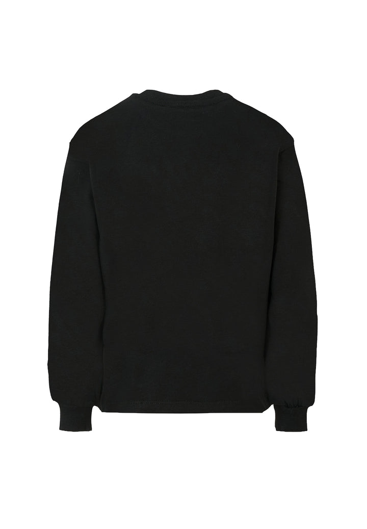 T-shirt nera per bambino
