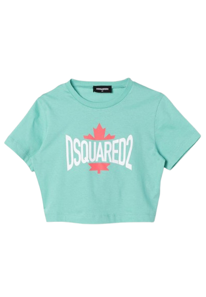 T-shirt verde per bambino