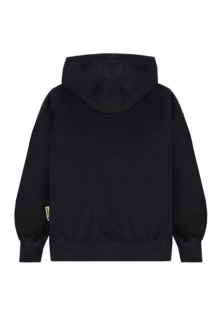 Felpa cappuccio nero per bambino