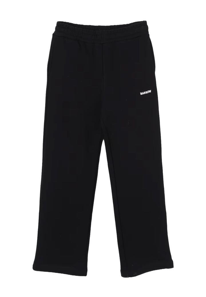 Pantalone felpa nero unisex