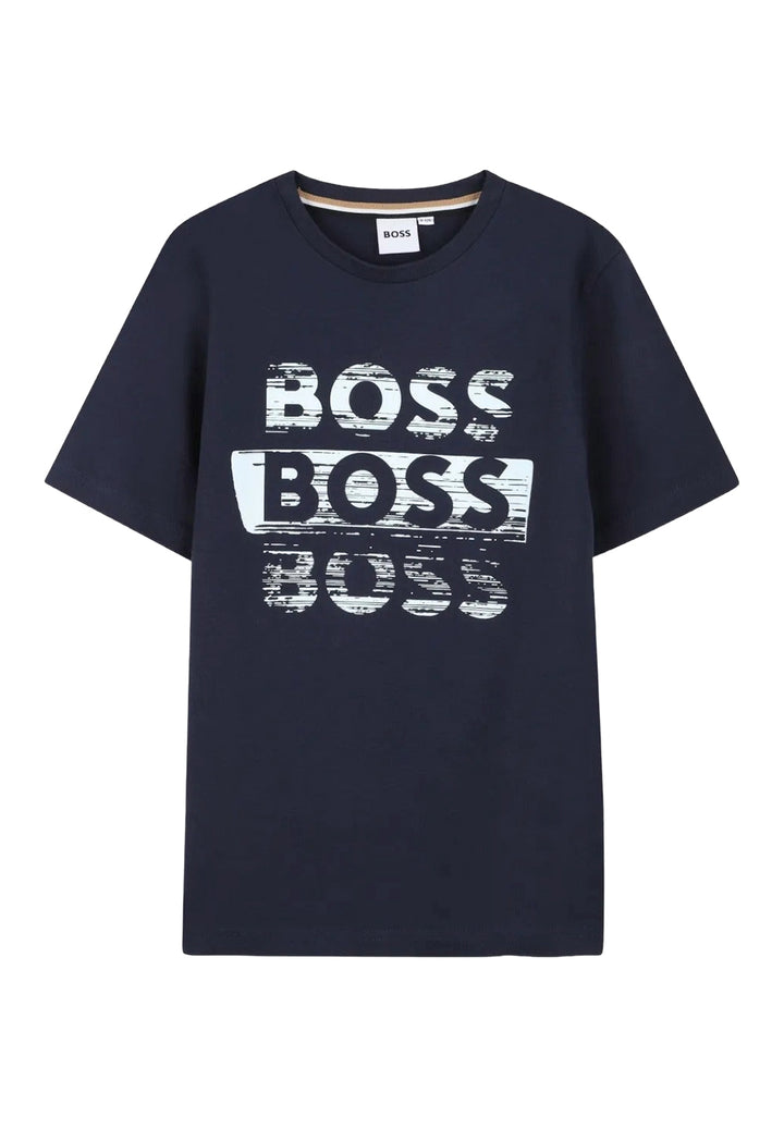 T-shirt blu per bambino