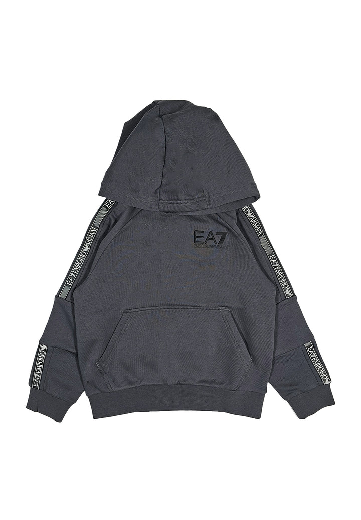 Gray hooded sweatshirt for boy