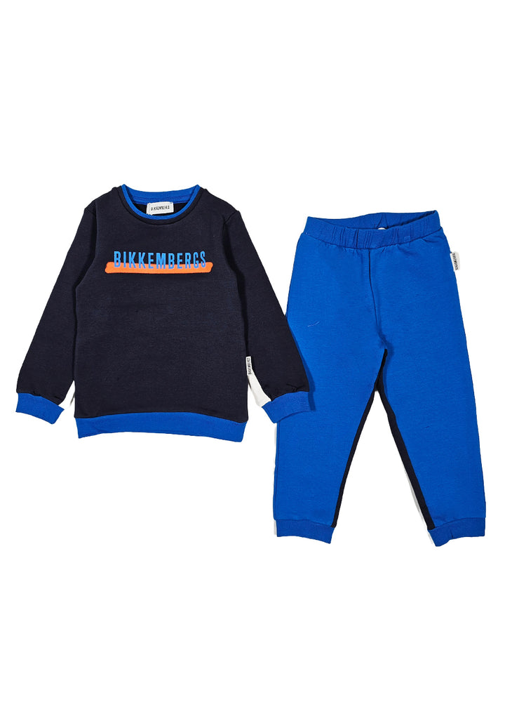 Blaues Sweatshirt-Set für Neugeborene