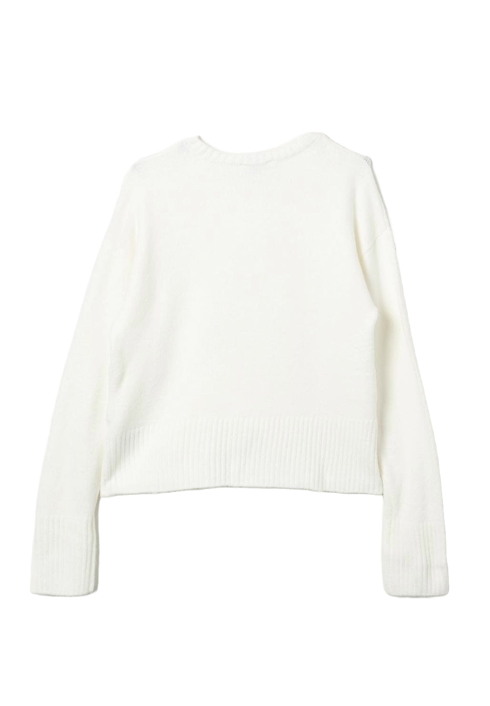 Maglione bianco per bambina