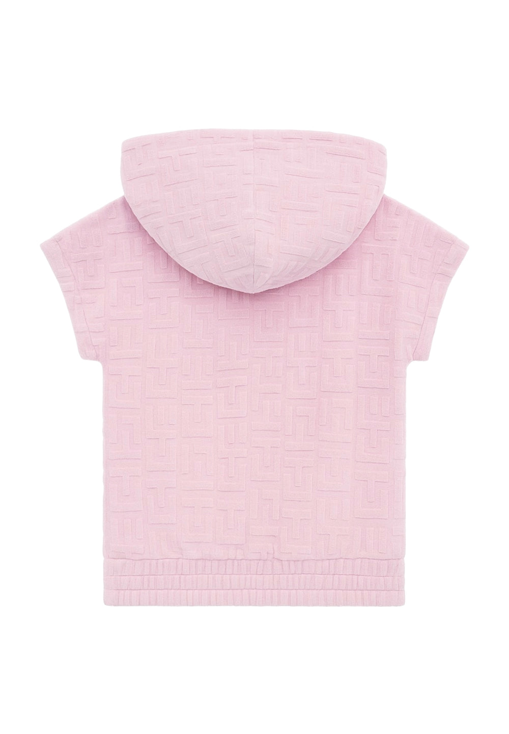 Pink hooded sweatshirt for girls