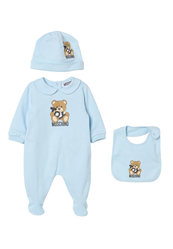 Babyblaues Strampler-Set