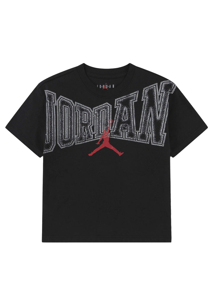T-shirt nera per bambino