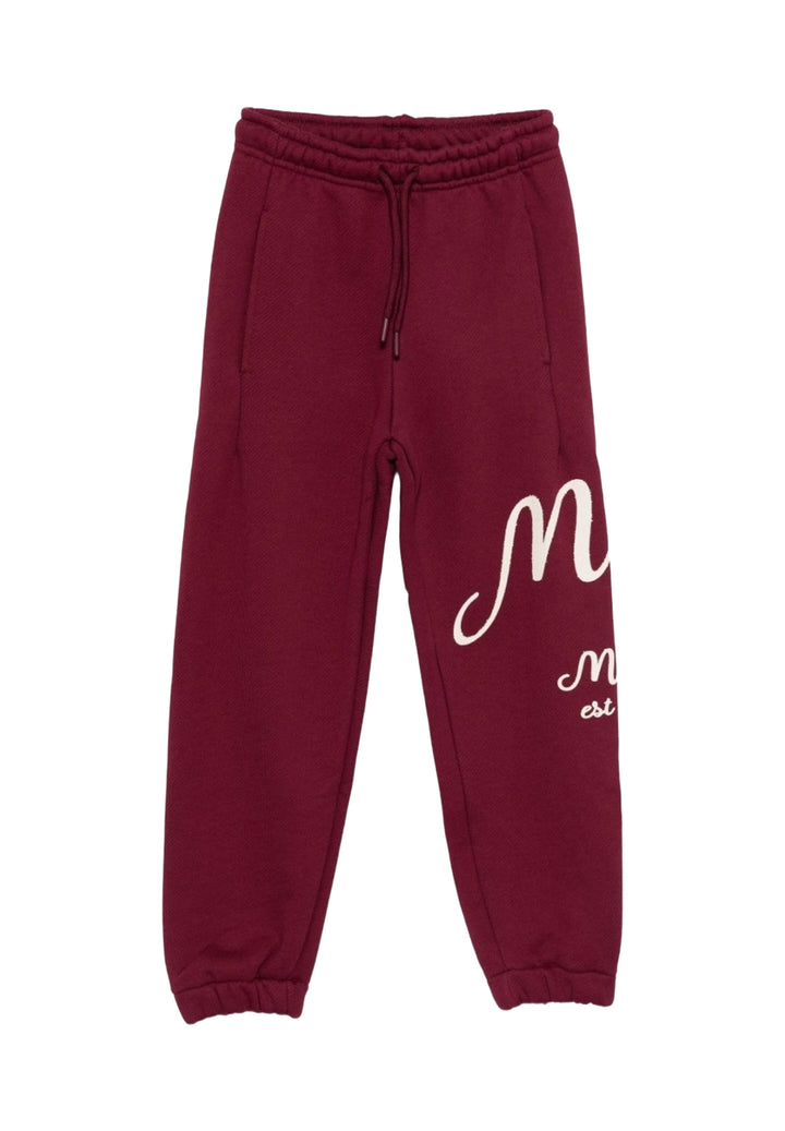Pantaloni felpa bordeaux per bambino