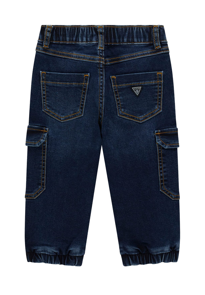 Pantalone blu denim per neonato