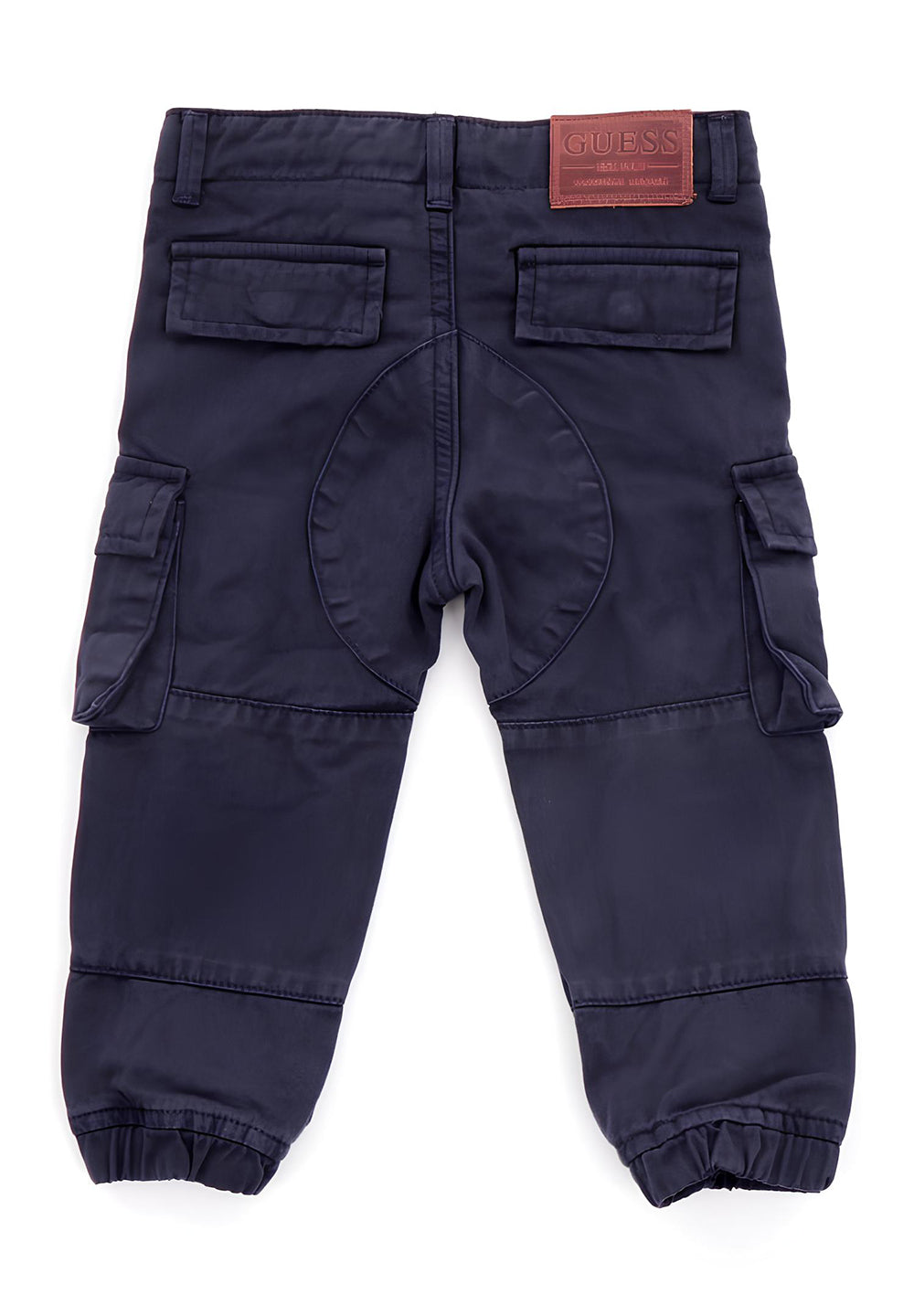 Blue cargo trousers for children