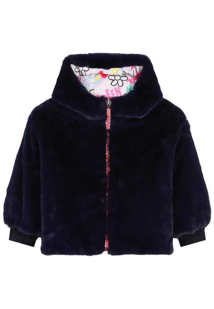 Reversible multicolor jacket for girls