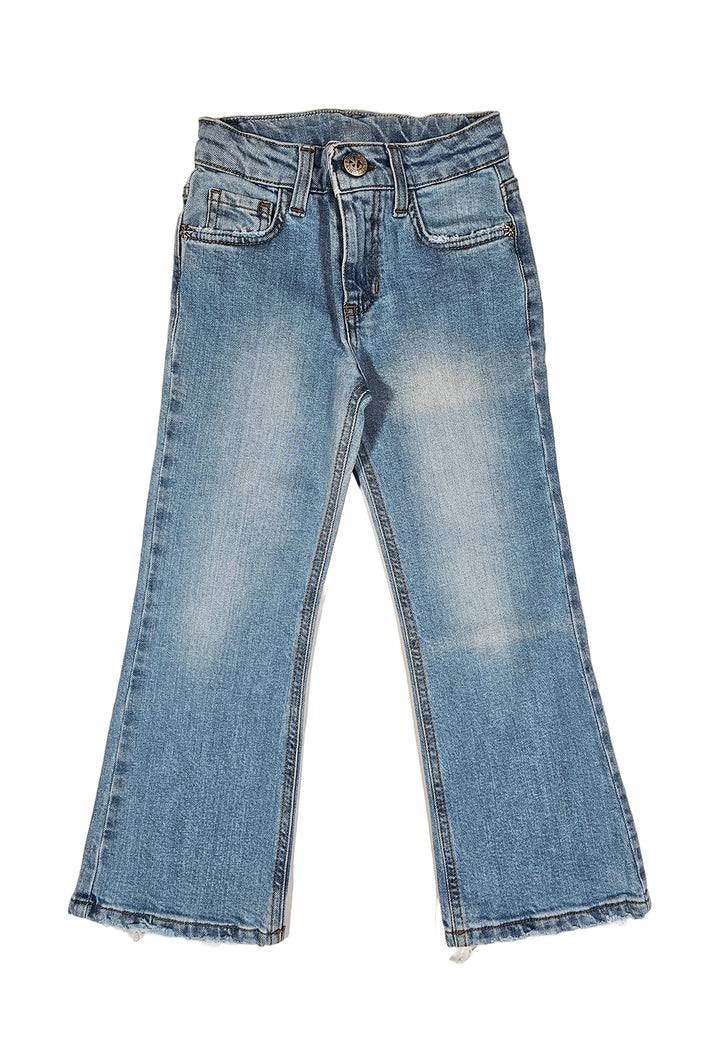 Jeans denim blu per bambina