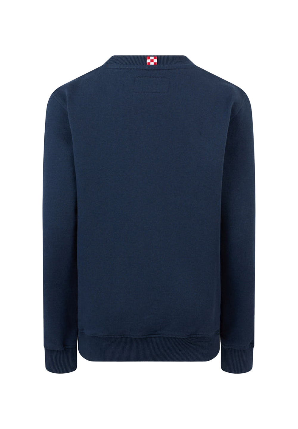 Felpa girocollo blu navy per bambino