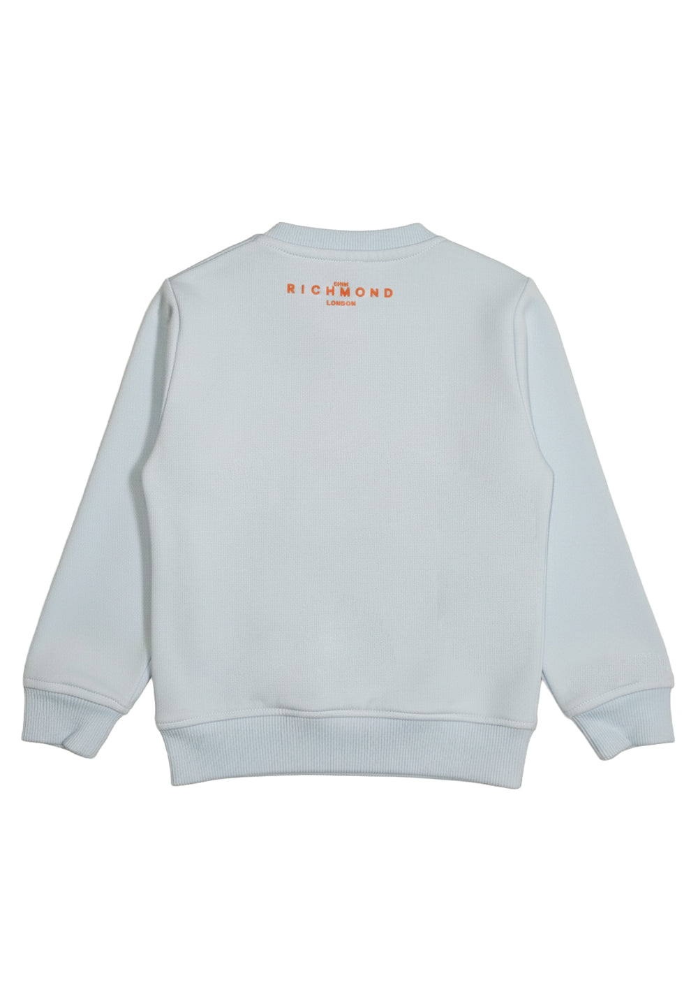 Hellblaues Rundhals-Sweatshirt für Neugeborene