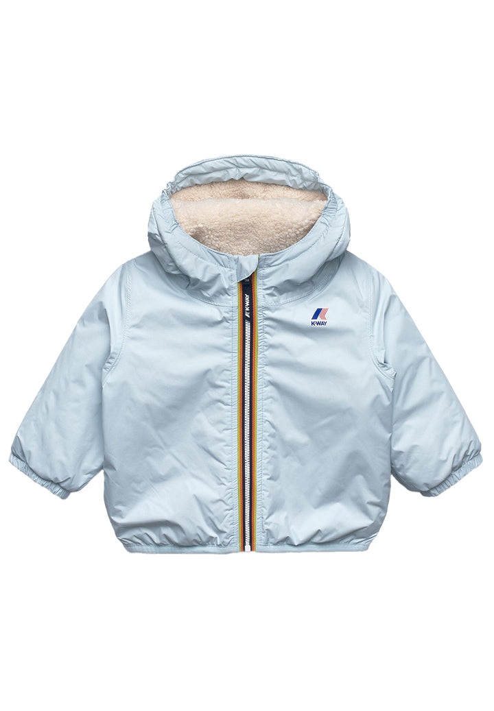 Giubbotto celeste per neonato