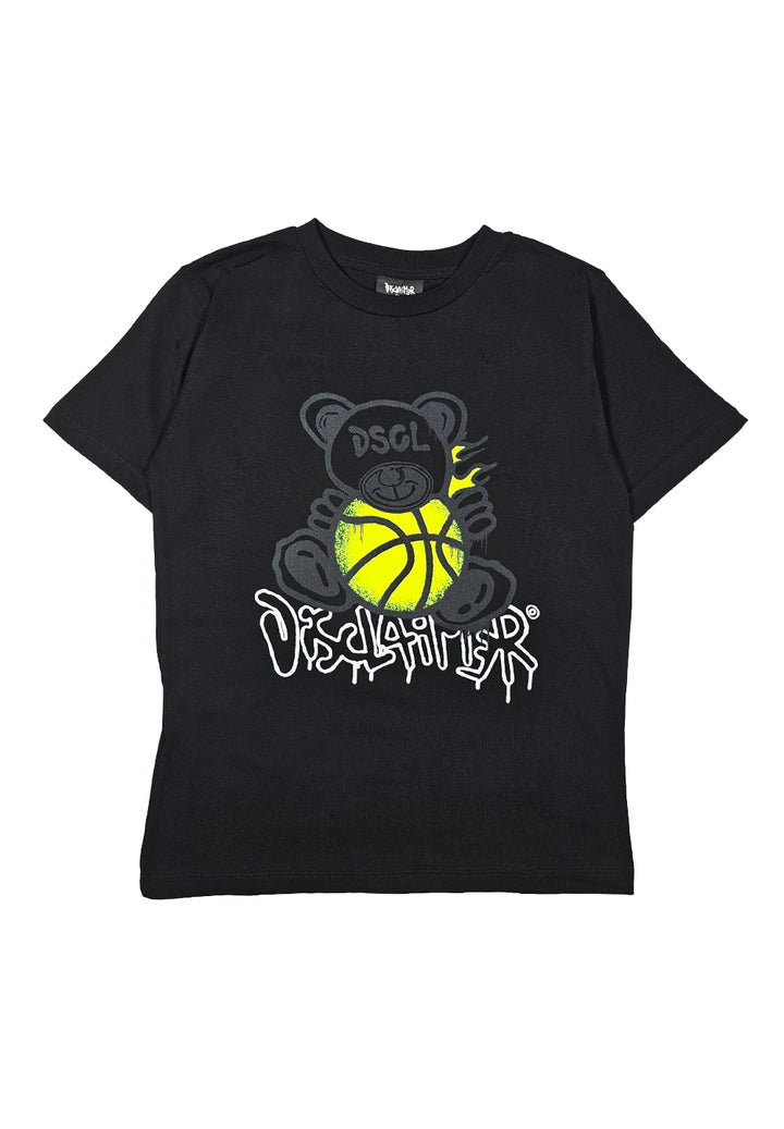 T-shirt nera per bambino - Primamoda kids