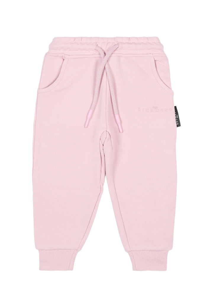 Pantalone felpa rosa per neonata