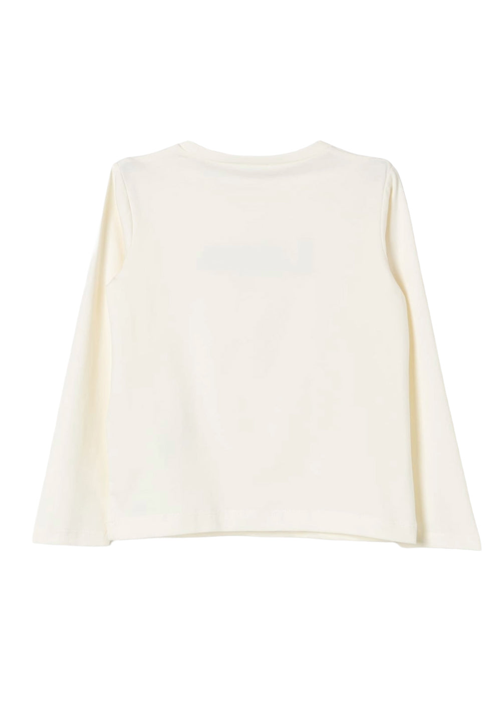 T-shirt crema per bambina