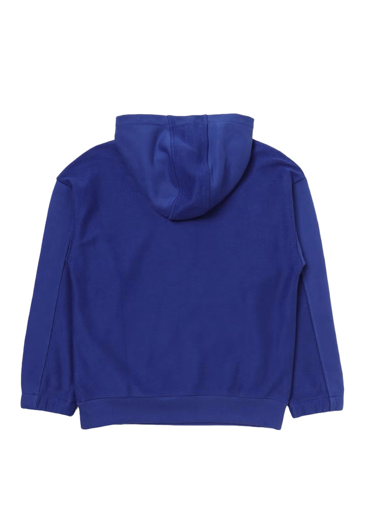 Blue hooded sweatshirt for boys