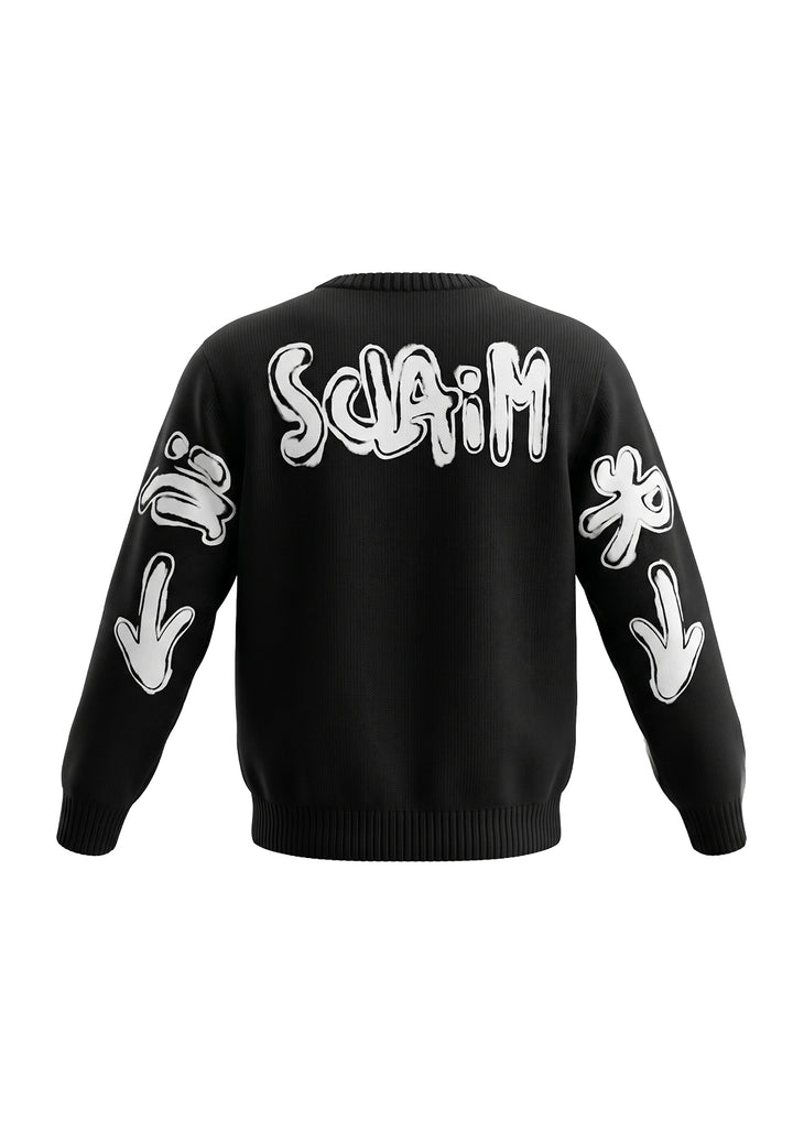 Maglione nero per bambino