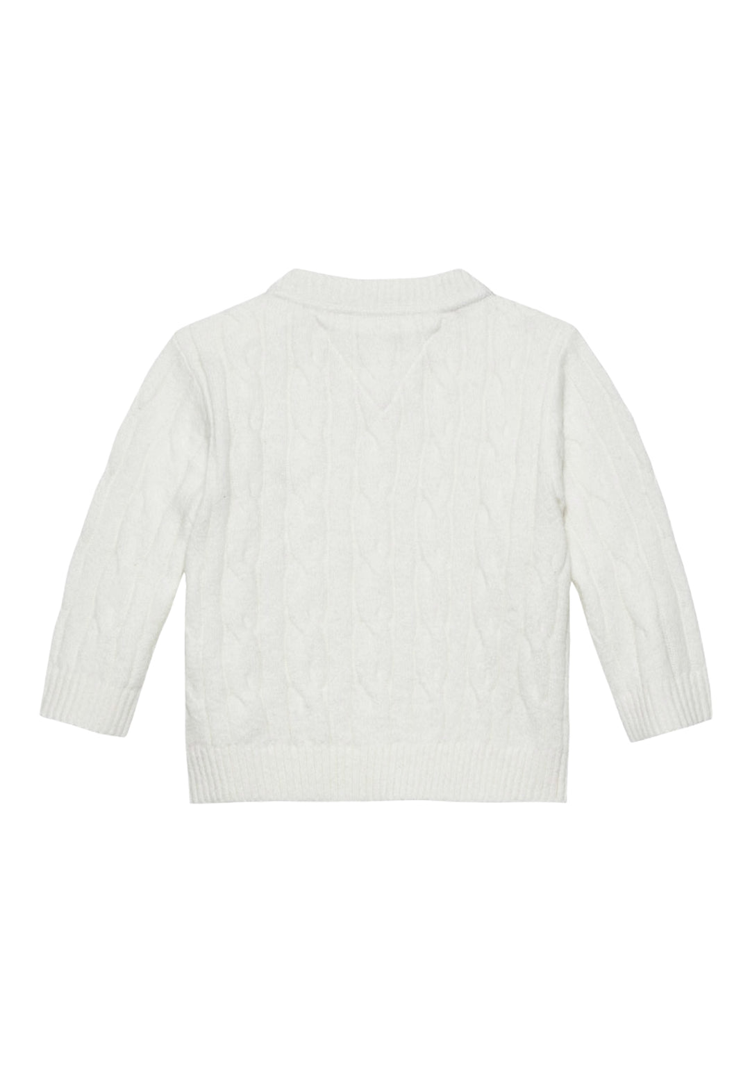 Maglione bianco per neonato