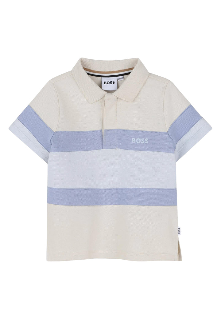 Polo beige per bambino