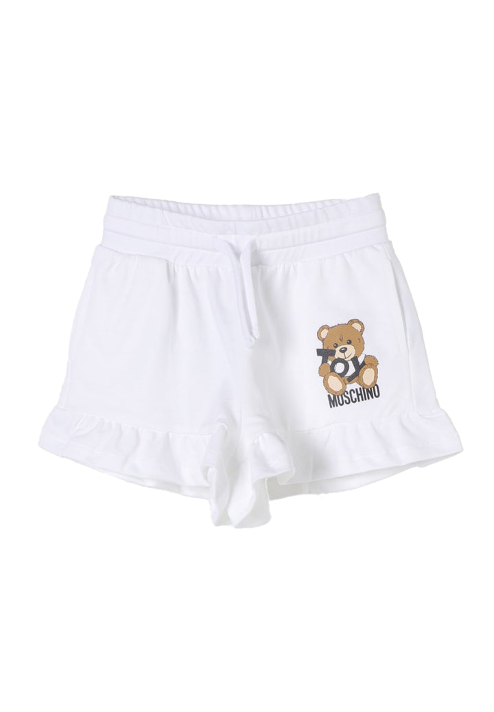 Short bianco per bambina