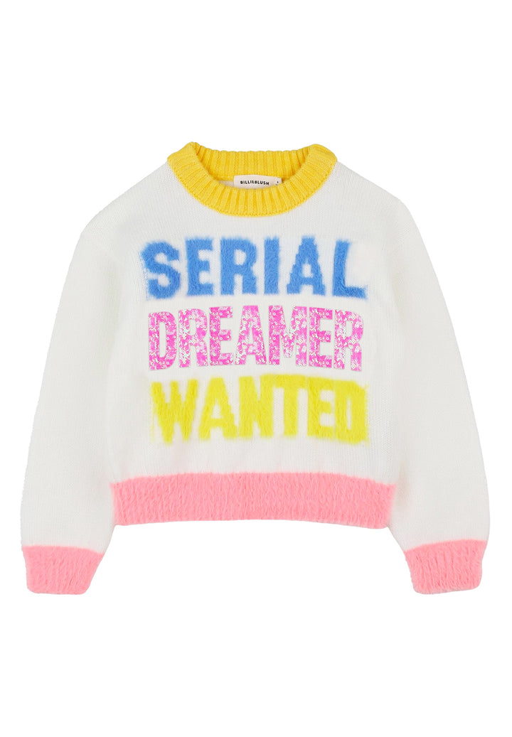 Maglione crema per bambina