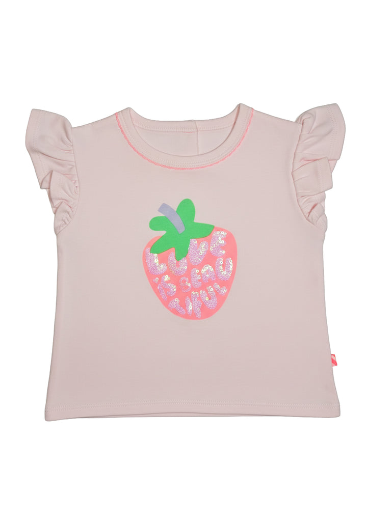 T-shirt rosa per neonata