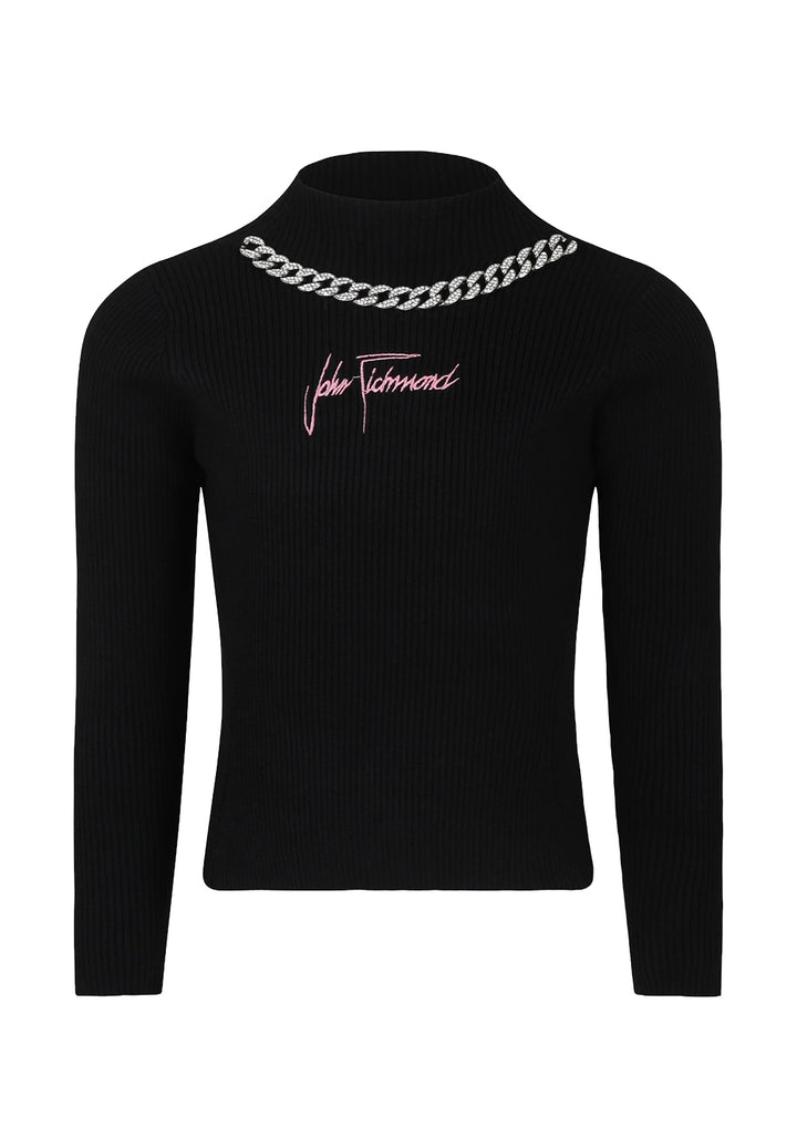 Maglione nero per bambina