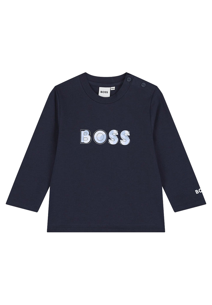 T-shirt bleu marine pour nouveau-nés