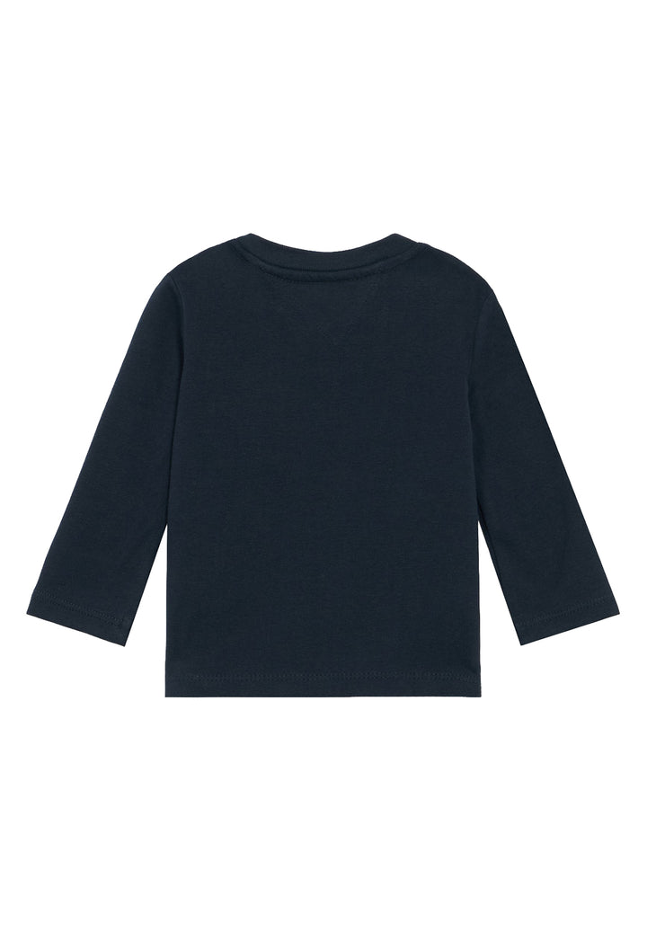 T-shirt blu per neonato