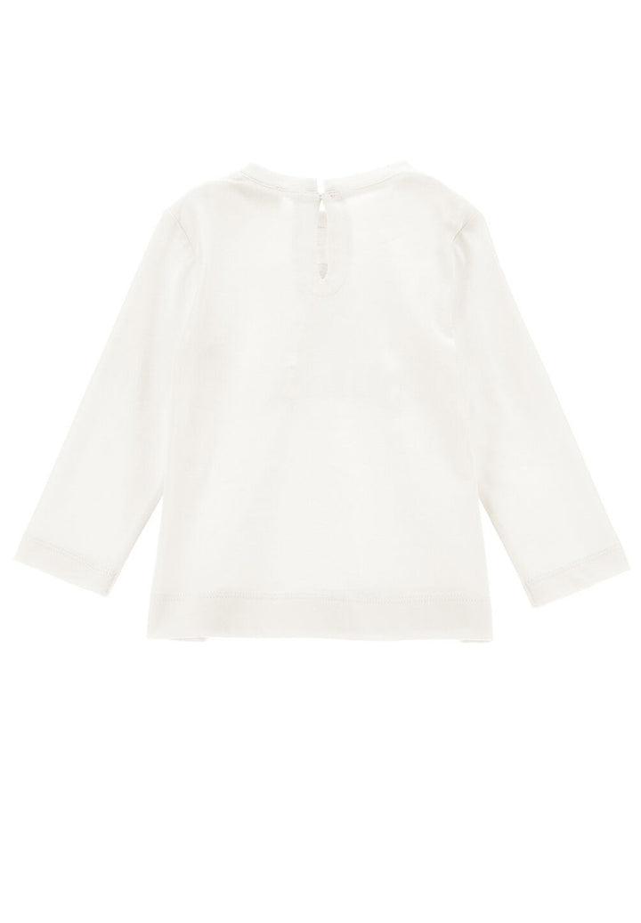 T-shirt panna per neonata