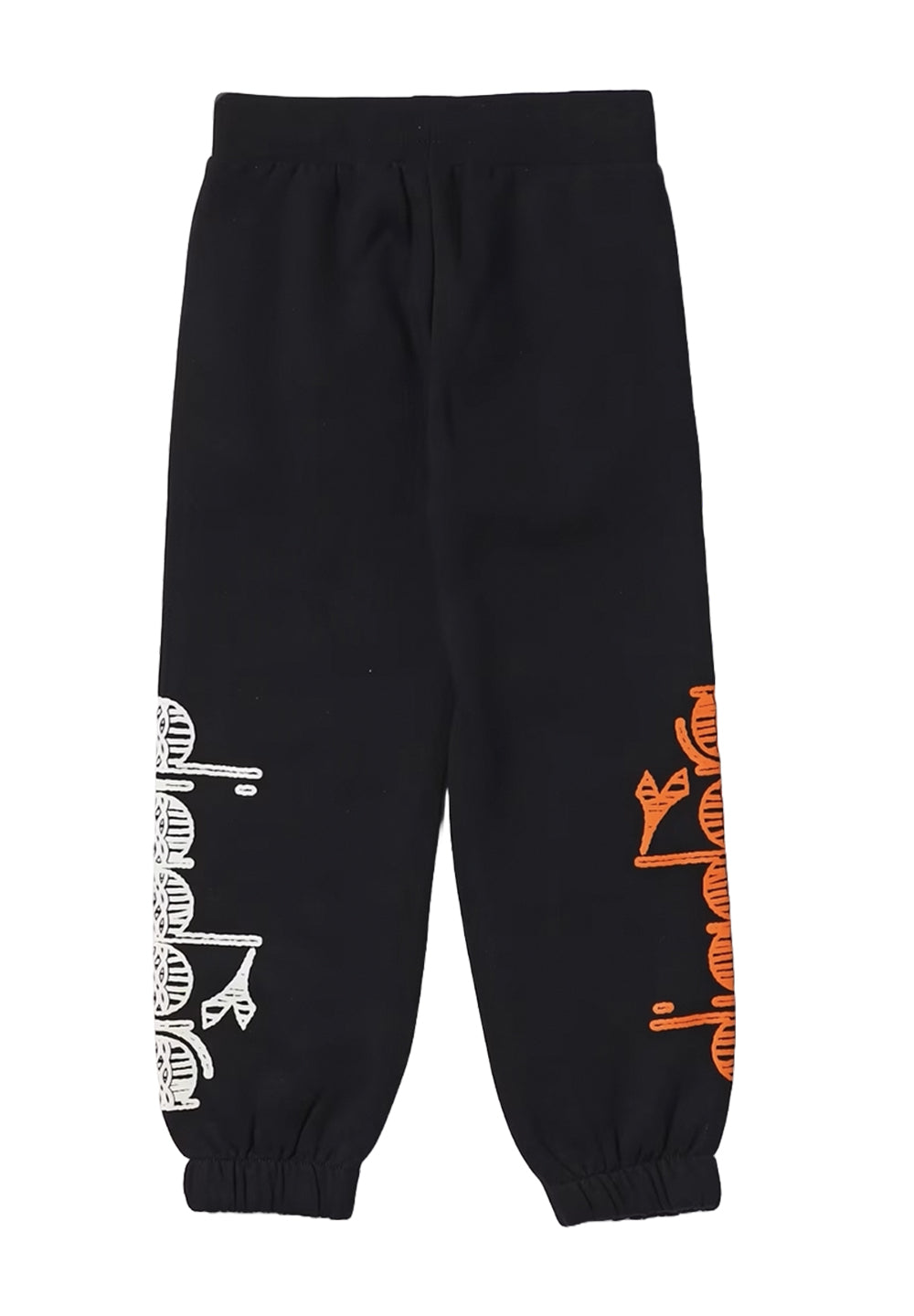 Black fleece trousers for boy