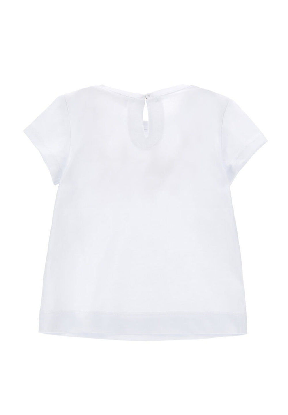 Weißes T-Shirt für Babymädchen