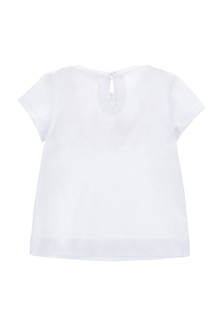 Weißes T-Shirt für Babymädchen