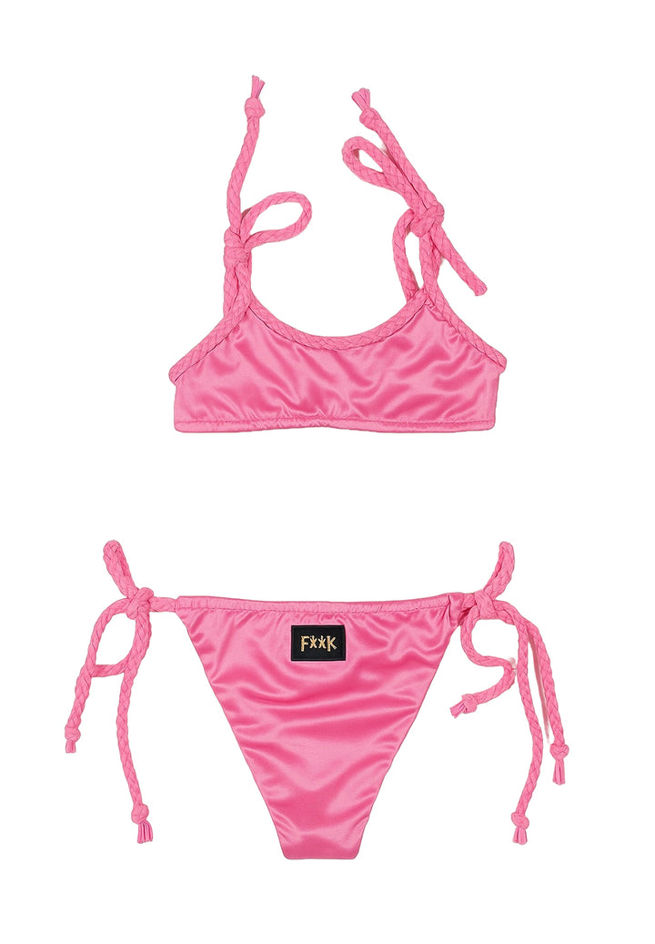 Costume bikini rosa per bambina